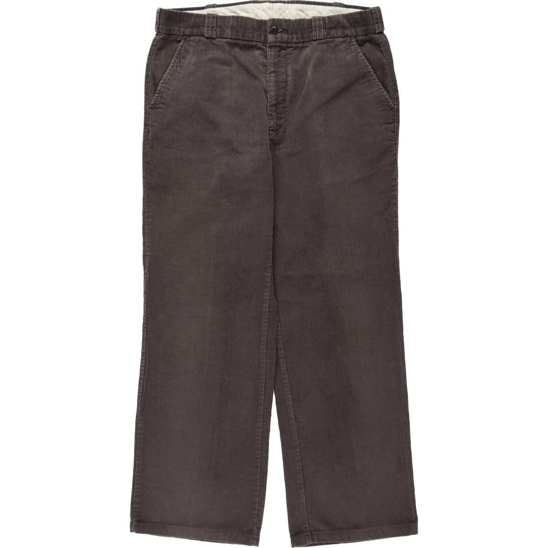 Fieldmaster Regular Fit Corduroy Pants, Men's Size W34 (approx.), Vintage cotton brown type Vintage Second Hand