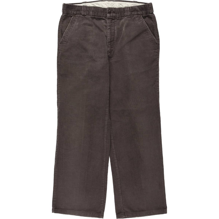 Fieldmaster Regular Fit Corduroy Pants, Men's Size W34 (approx.), Vintage cotton brown type Vintage Second Hand