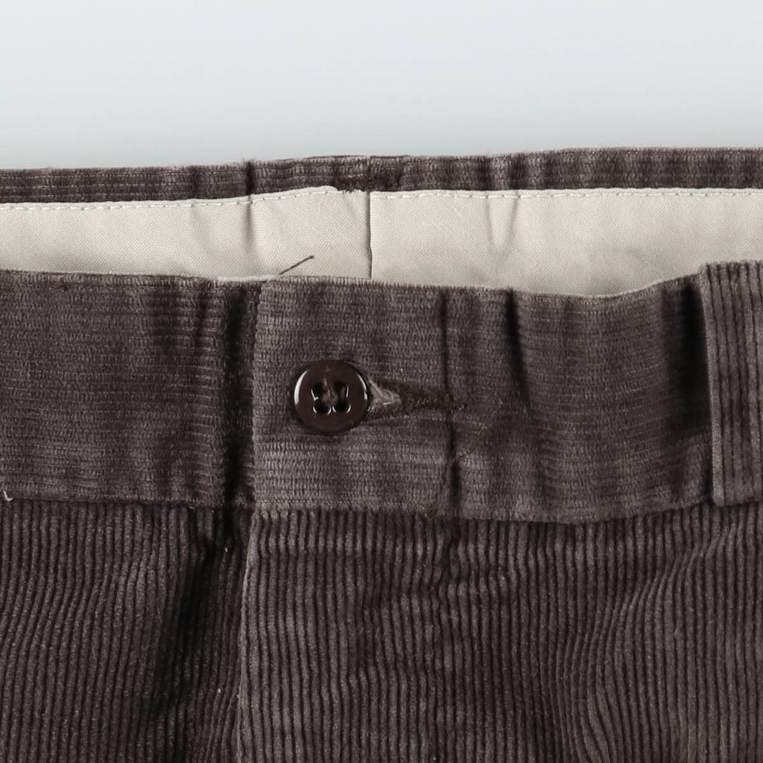 Fieldmaster Regular Fit Corduroy Pants, Men's Size W34 (approx.), Vintage cotton brown type Vintage Second Hand