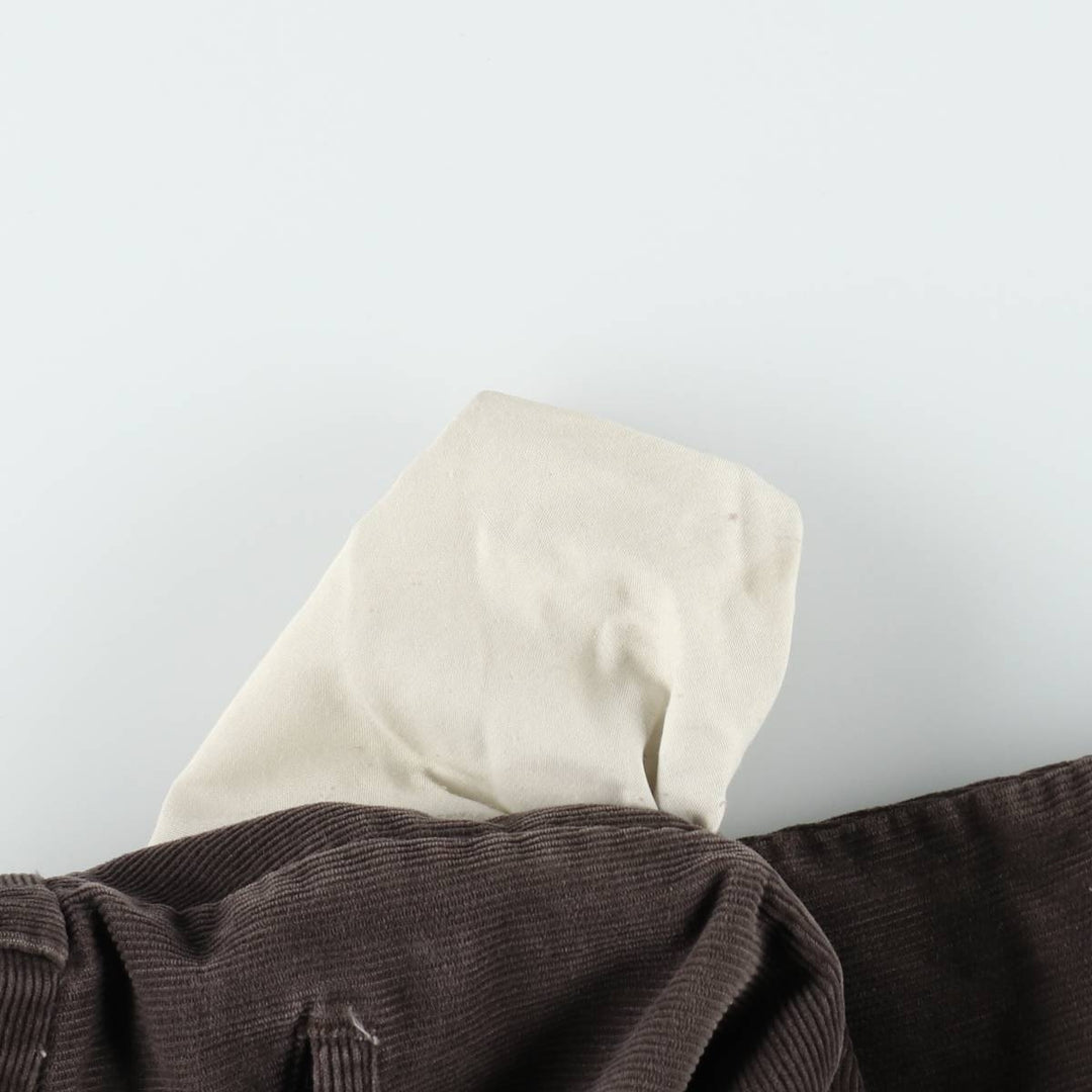 Fieldmaster Regular Fit Corduroy Pants, Men's Size W34 (approx.), Vintage cotton brown type Vintage Second Hand