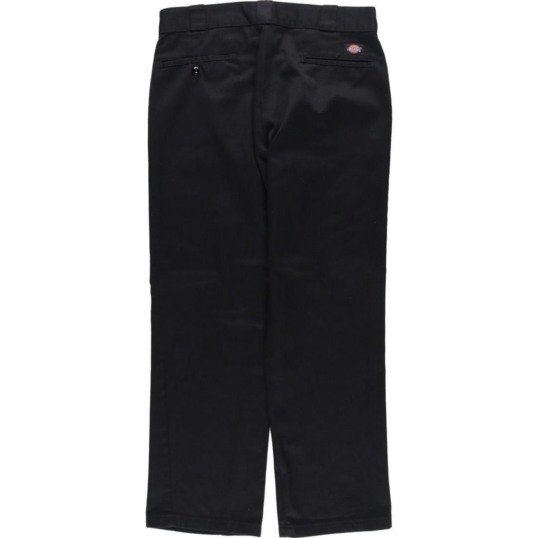 Dickies ORIGINALFIT Work Pants, Men's W34 (approx.) polyester black type Vintage Second Hand