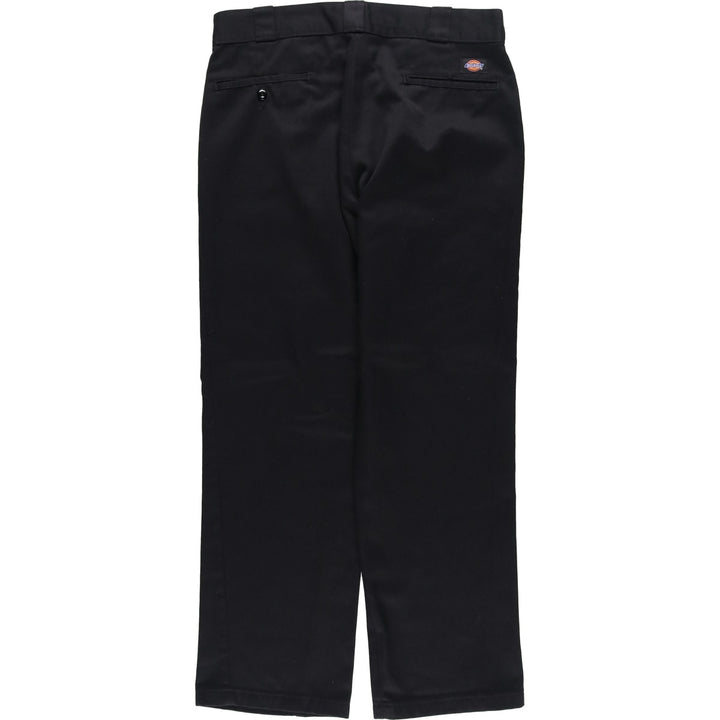 Dickies ORIGINALFIT Work Pants, Men's W34 (approx.) polyester black type Vintage Second Hand