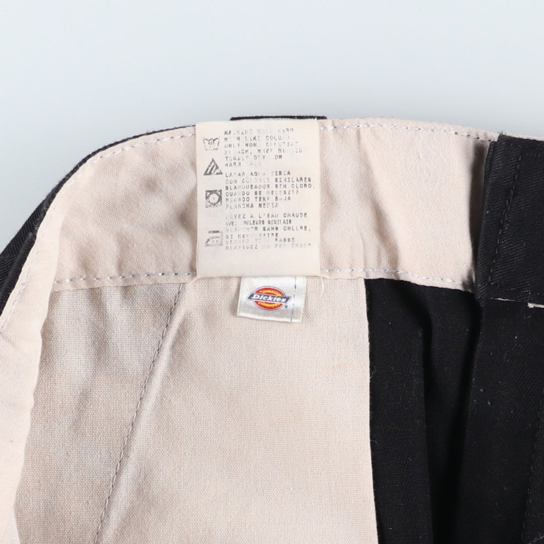 Dickies ORIGINALFIT Work Pants, Men's W34 (approx.) polyester black type Vintage Second Hand