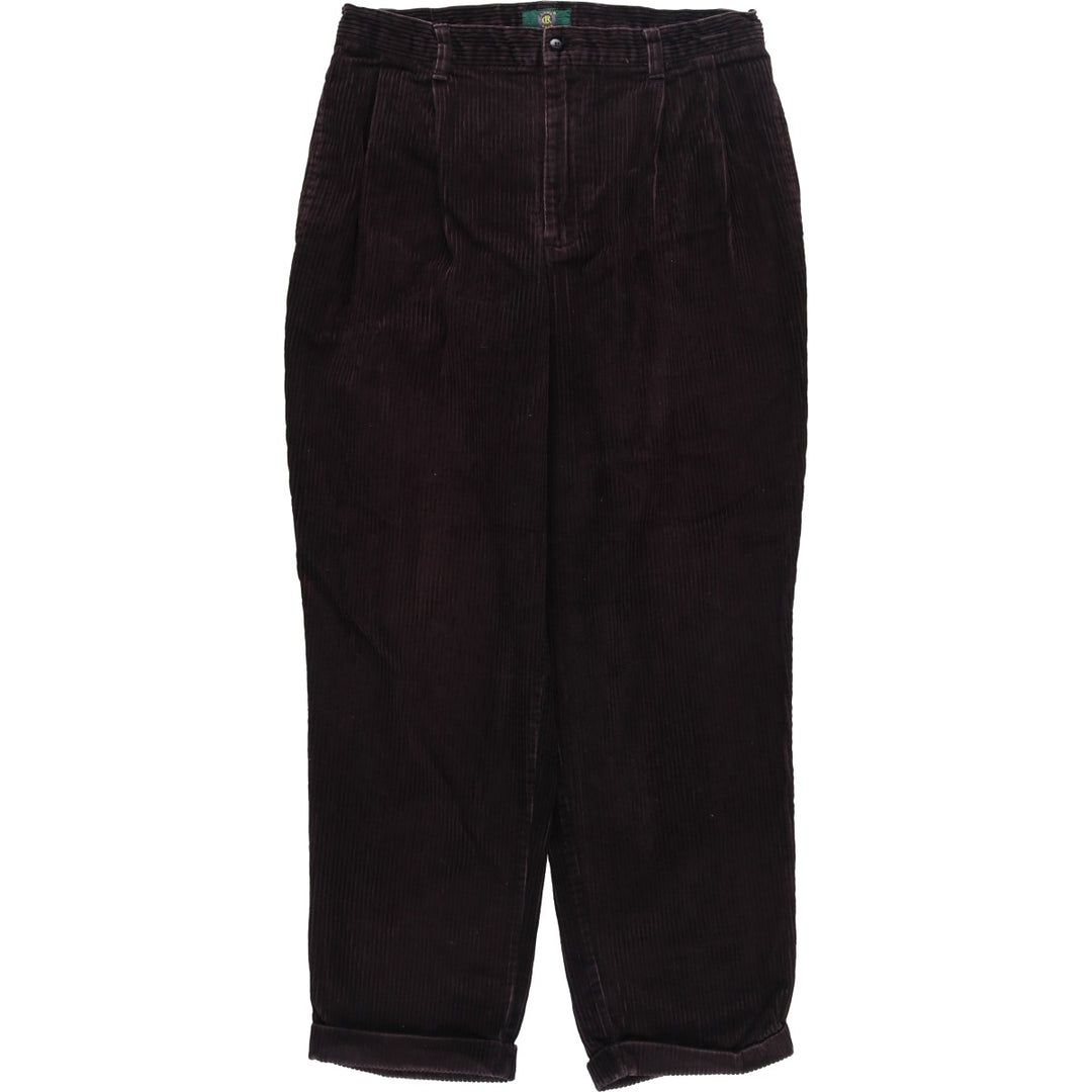 CLUB ROOM Corduroy Pants Men's Size 34 cotton Purple type red-purple Vintage Second Hand