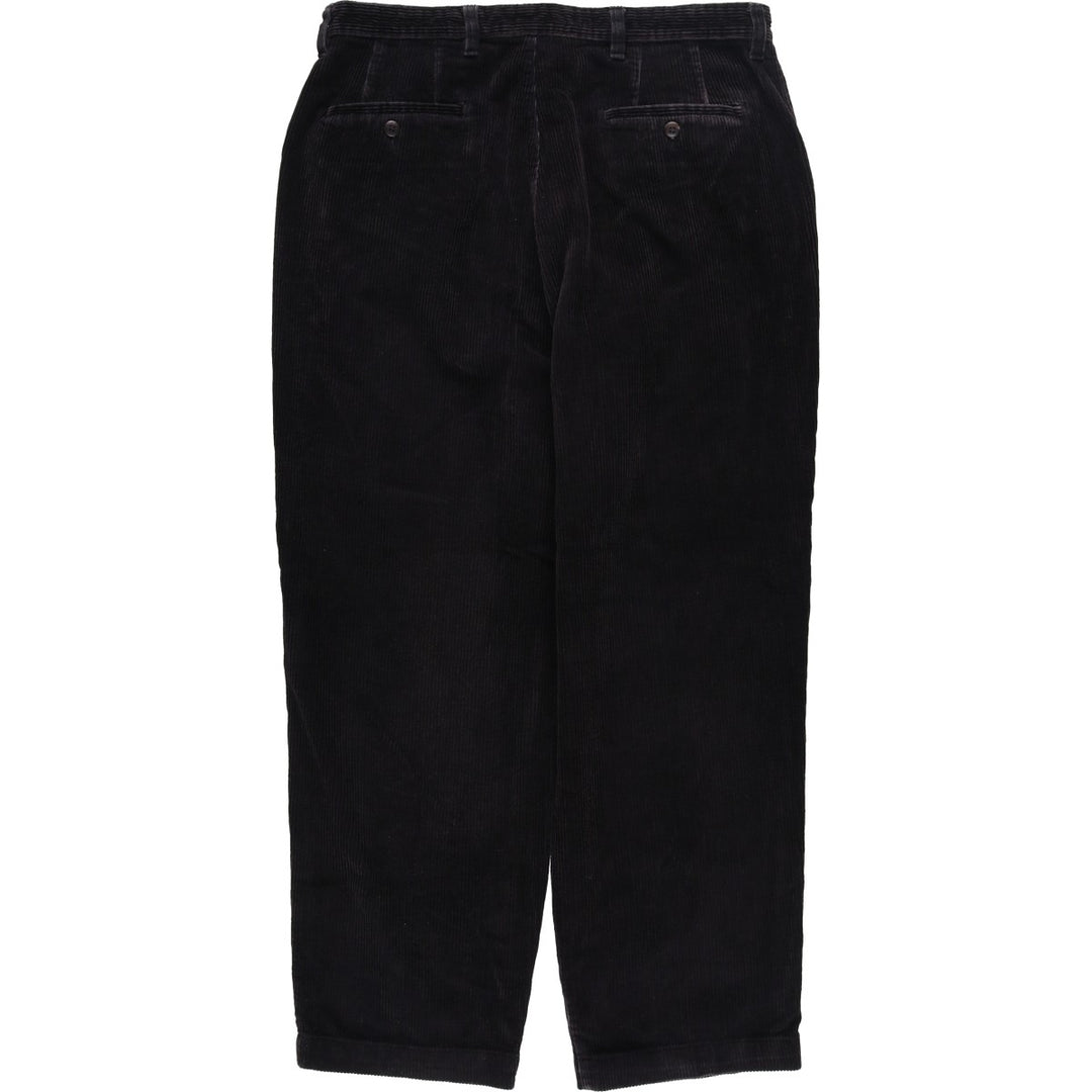 CLUB ROOM Corduroy Pants, Men's W35 (approx.) cotton Purple type red-purple Vintage Second Hand