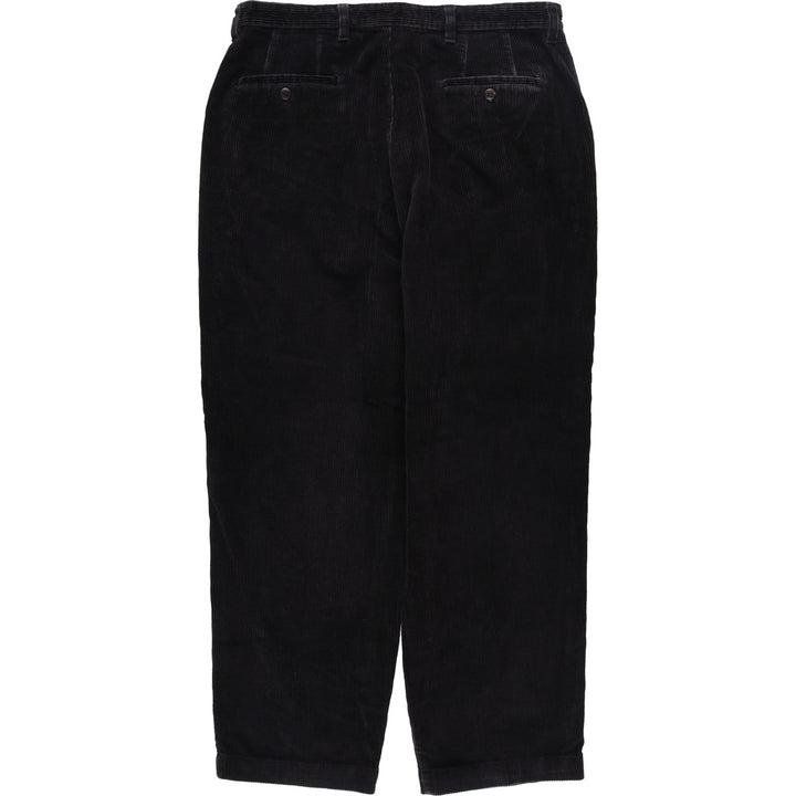 CLUB ROOM Corduroy Pants, Men's W35 (approx.) cotton Purple type red-purple Vintage Second Hand