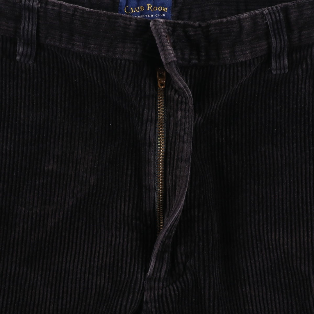 CLUB ROOM Corduroy Pants, Men's W35 (approx.) cotton Purple type red-purple Vintage Second Hand