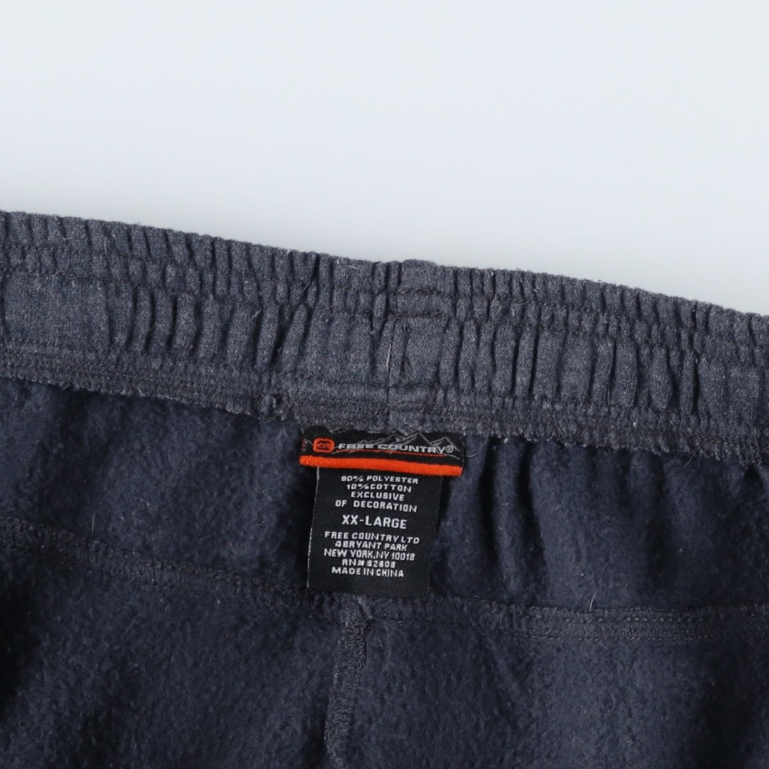 FREE COUNTRY Sweatpants, Men's XXL equivalent. polyester Charcoal Vintage Second Hand