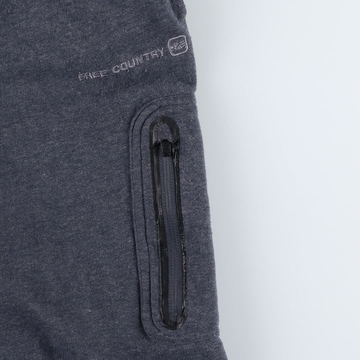 FREE COUNTRY Sweatpants, Men's XXL equivalent. polyester Charcoal Vintage Second Hand