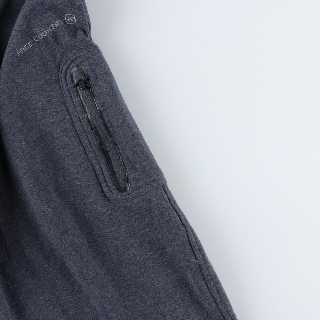 FREE COUNTRY Sweatpants, Men's XXL equivalent. polyester Charcoal Vintage Second Hand