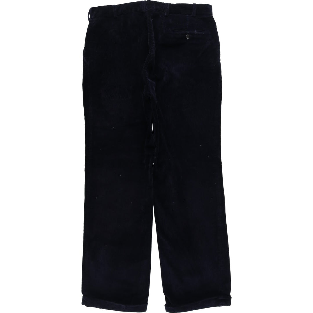 The House of BRUAR Wide-Wale Corduroy Pants, Men's Size W36 (approx.) unclear navy blue type Vintage Second Hand