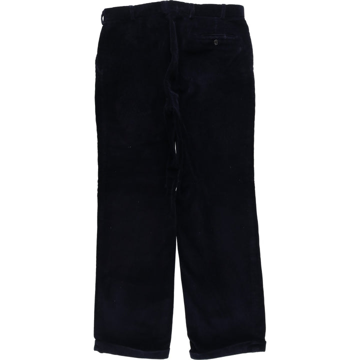 The House of BRUAR Wide-Wale Corduroy Pants, Men's Size W36 (approx.) unclear navy blue type Vintage Second Hand