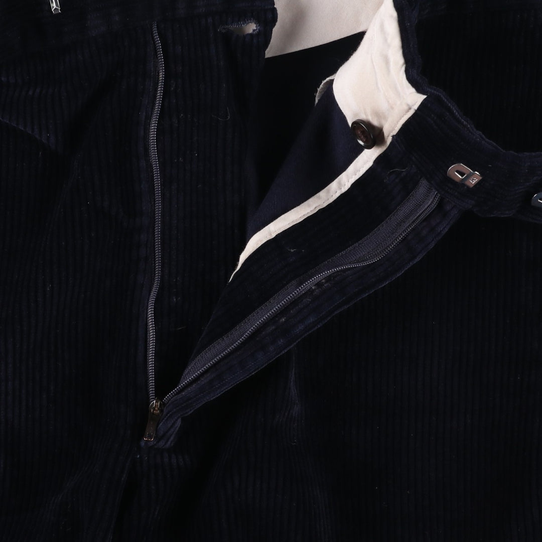 The House of BRUAR Wide-Wale Corduroy Pants, Men's Size W36 (approx.) unclear navy blue type Vintage Second Hand