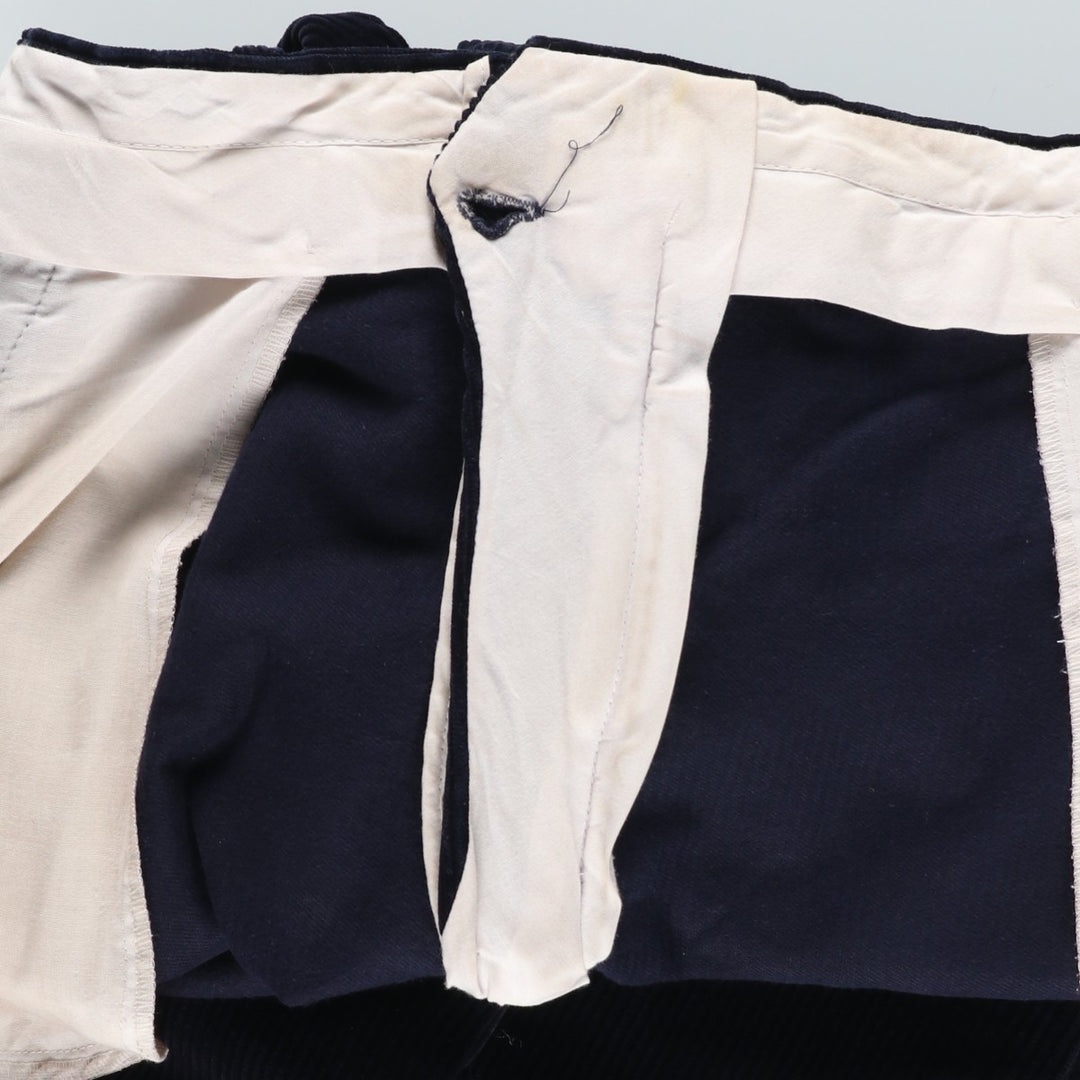 The House of BRUAR Wide-Wale Corduroy Pants, Men's Size W36 (approx.) unclear navy blue type Vintage Second Hand
