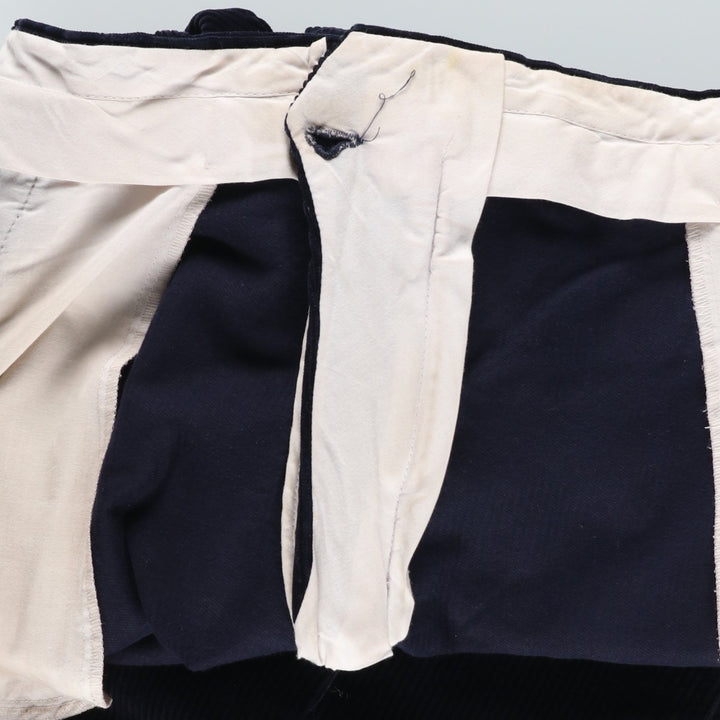 The House of BRUAR Wide-Wale Corduroy Pants, Men's Size W36 (approx.) unclear navy blue type Vintage Second Hand