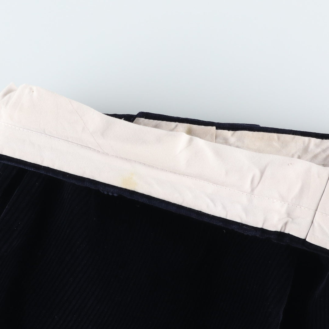 The House of BRUAR Wide-Wale Corduroy Pants, Men's Size W36 (approx.) unclear navy blue type Vintage Second Hand