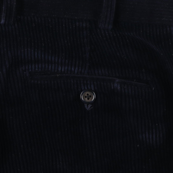 The House of BRUAR Wide-Wale Corduroy Pants, Men's Size W36 (approx.) unclear navy blue type Vintage Second Hand
