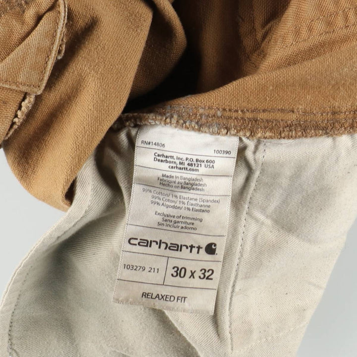 Carhartt Relaxed Fit Duck Painter Pants, Men's, Size W30 cotton Beige type Vintage Second Hand