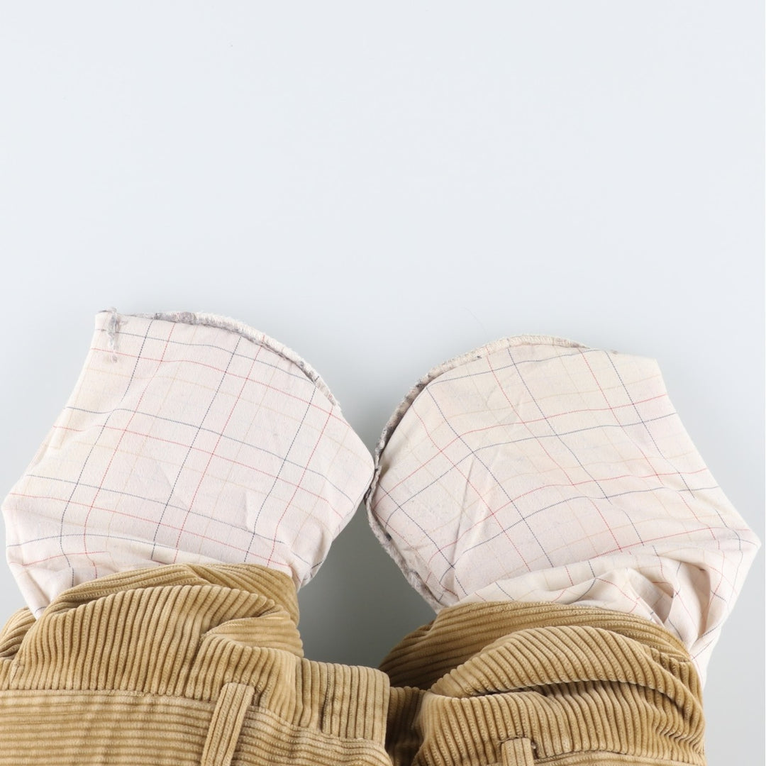 Elvidio Tucci wide-wale corduroy pants, men's size W33 (approx.) unclear Beige type Vintage Second Hand