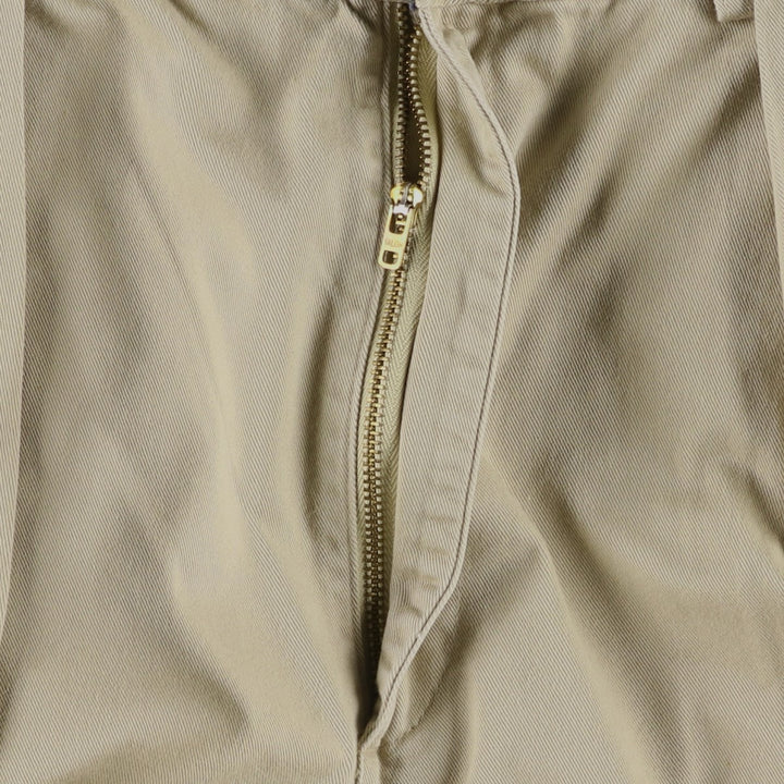 90'S Ralph Lauren POLO by Ralph Lauren THE CLASSIC GOLF PANT Two-pleat Chino Pants Made in USA Men's W34 equivalent cotton Beige type Vintage Second Hand