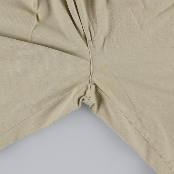 90'S Ralph Lauren POLO by Ralph Lauren THE CLASSIC GOLF PANT Two-pleat Chino Pants Made in USA Men's W34 equivalent cotton Beige type Vintage Second Hand
