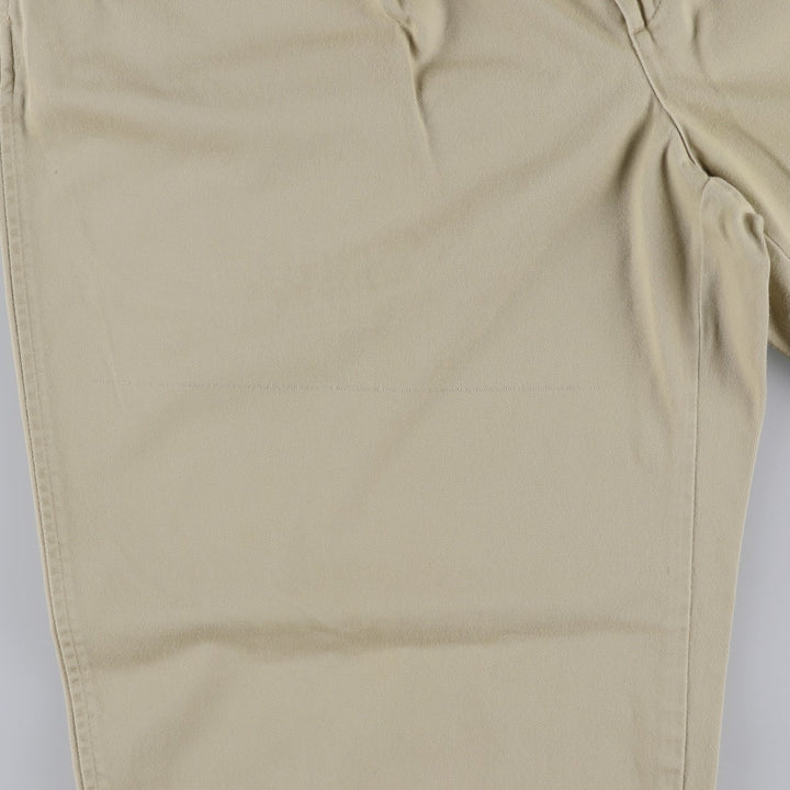 90'S Ralph Lauren POLO by Ralph Lauren THE CLASSIC GOLF PANT Two-pleat Chino Pants Made in USA Men's W34 equivalent cotton Beige type Vintage Second Hand