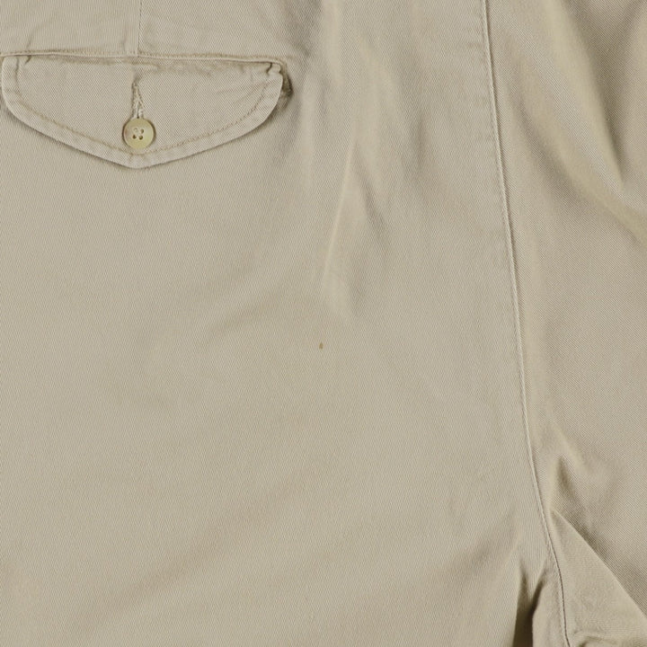 90'S Ralph Lauren POLO by Ralph Lauren THE CLASSIC GOLF PANT Two-pleat Chino Pants Made in USA Men's W34 equivalent cotton Beige type Vintage Second Hand