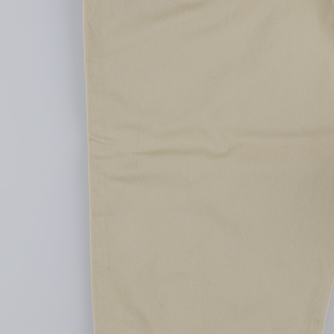 90'S Ralph Lauren POLO by Ralph Lauren THE CLASSIC GOLF PANT Two-pleat Chino Pants Made in USA Men's W34 equivalent cotton Beige type Vintage Second Hand