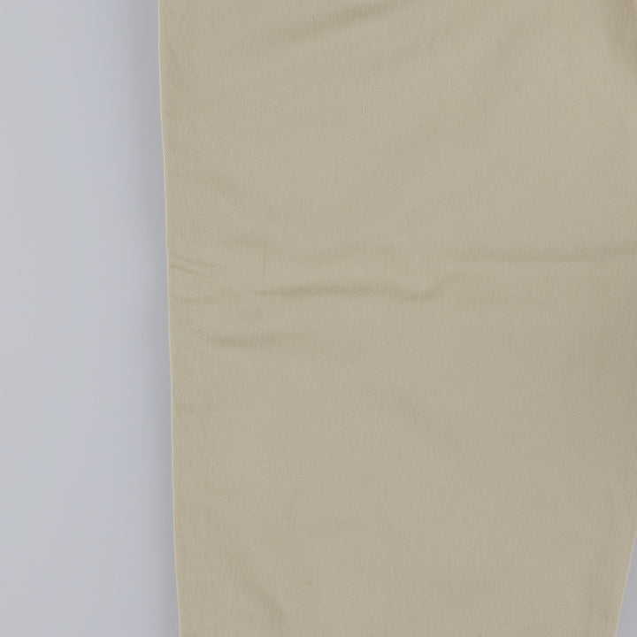 90'S Ralph Lauren POLO by Ralph Lauren THE CLASSIC GOLF PANT Two-pleat Chino Pants Made in USA Men's W34 equivalent cotton Beige type Vintage Second Hand
