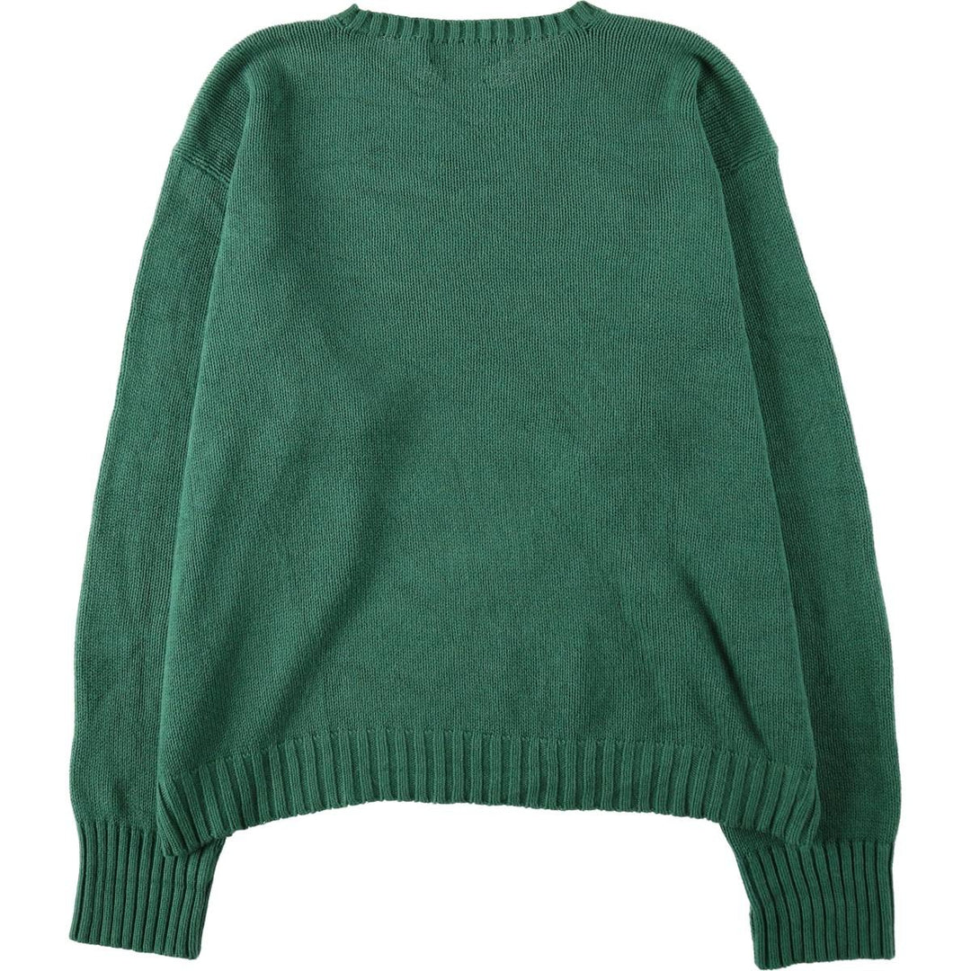 Ralph Lauren POLO by Ralph Lauren Cotton Knit Sweater Men's XXL cotton green type Vintage Second Hand