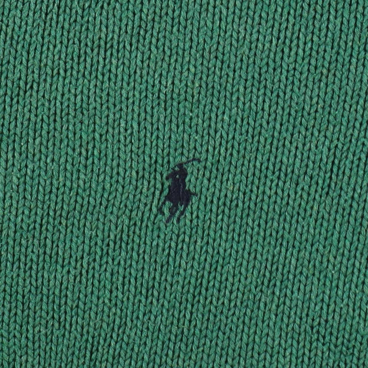 Ralph Lauren POLO by Ralph Lauren Cotton Knit Sweater Men's XXL cotton green type Vintage Second Hand