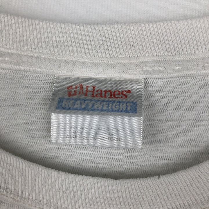 90s-00'S Hanes Bad Boys Bail Bonds parody advertising t-shirt vintage cotton white type Vintage Second Hand