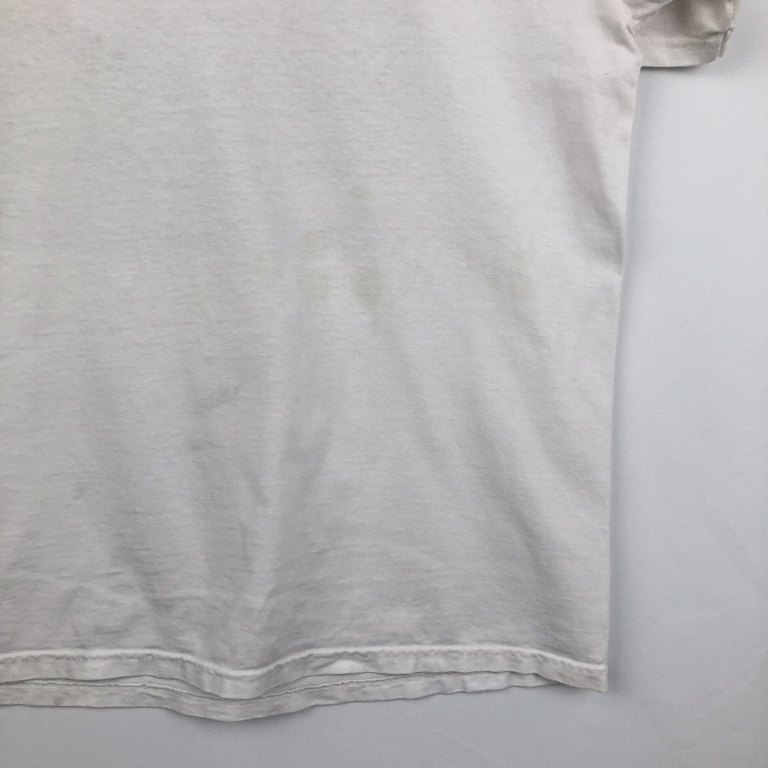 90s-00'S Hanes Bad Boys Bail Bonds parody advertising t-shirt vintage cotton white type Vintage Second Hand