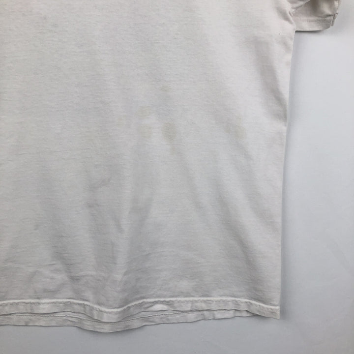 90s-00'S Hanes Bad Boys Bail Bonds parody advertising t-shirt vintage cotton white type Vintage Second Hand