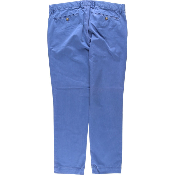 Ralph Lauren POLO RALPH LAUREN STRETCH SLIM FIT Work Pants, Men's W37 (approx.) cotton blue type Vintage Second Hand