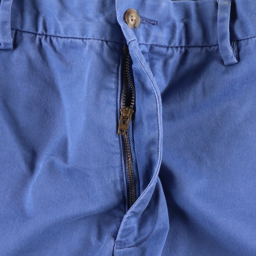 Ralph Lauren POLO RALPH LAUREN STRETCH SLIM FIT Work Pants, Men's W37 (approx.) cotton blue type Vintage Second Hand