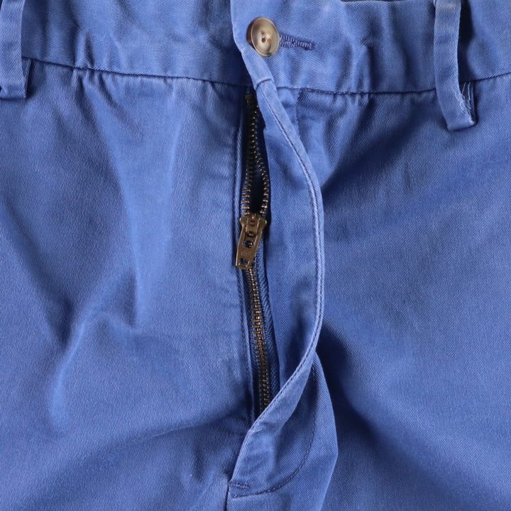 Ralph Lauren POLO RALPH LAUREN STRETCH SLIM FIT Work Pants, Men's W37 (approx.) cotton blue type Vintage Second Hand