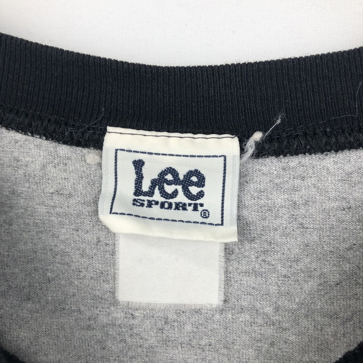 2000'S Lee SPORT MLB CHICAGO WHITE SOX 3/4 Sleeve Logo Print T-Shirt (Men's Size M) unclear gray type Vintage Second Hand