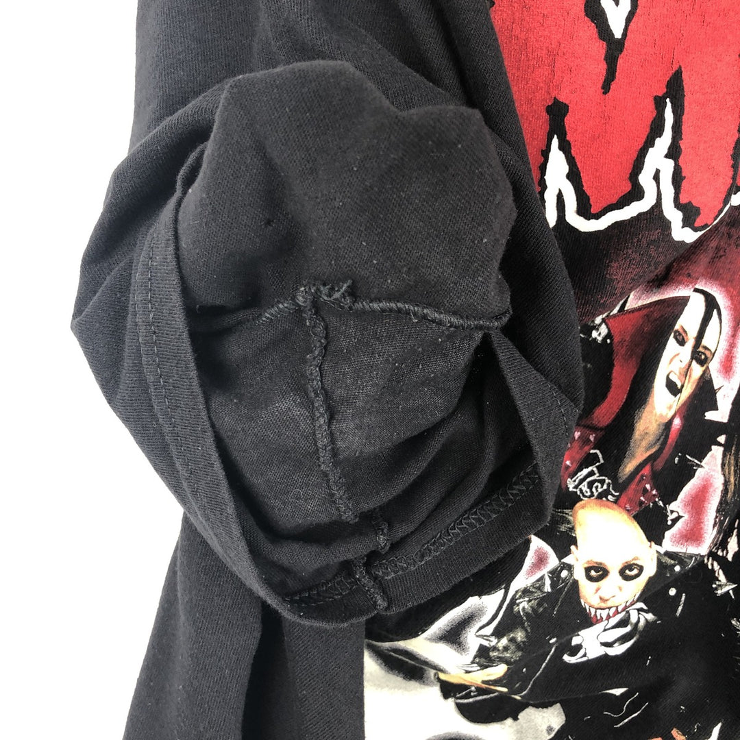 Anvil MISFITS Band T-shirt, Men's XXL equivalent. cotton black type Vintage Second Hand