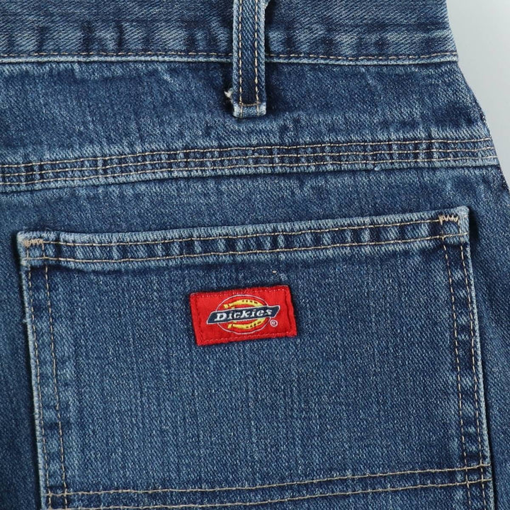 Dickies denim painter pants for men, equivalent to W33 cotton blue type Vintage Second Hand