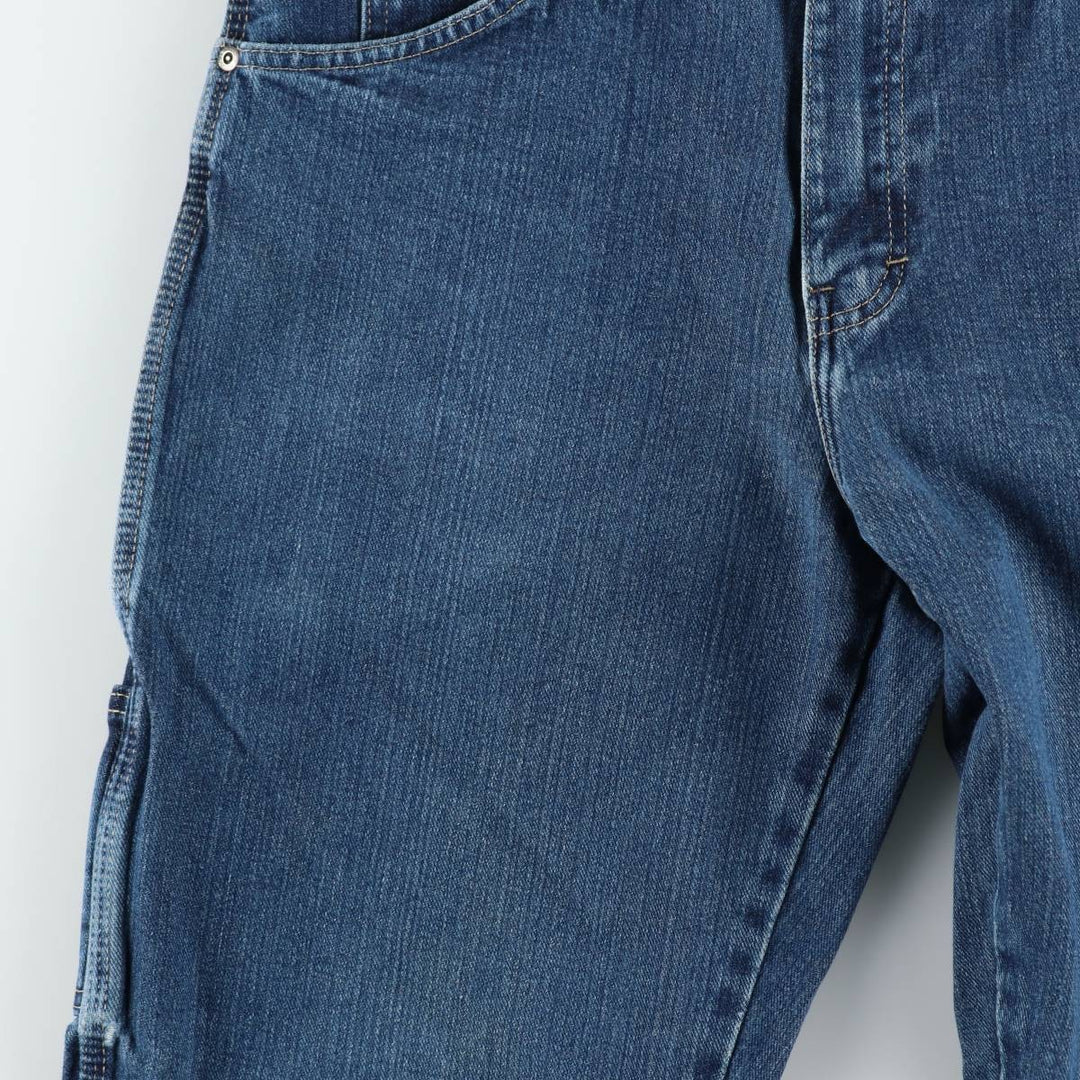 Dickies denim painter pants for men, equivalent to W33 cotton blue type Vintage Second Hand