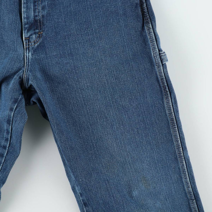 Dickies denim painter pants for men, equivalent to W33 cotton blue type Vintage Second Hand