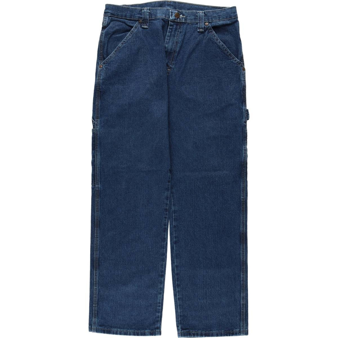 Wrangler Denim Painter Pants for Men, W33 equivalent cotton blue type Vintage Second Hand