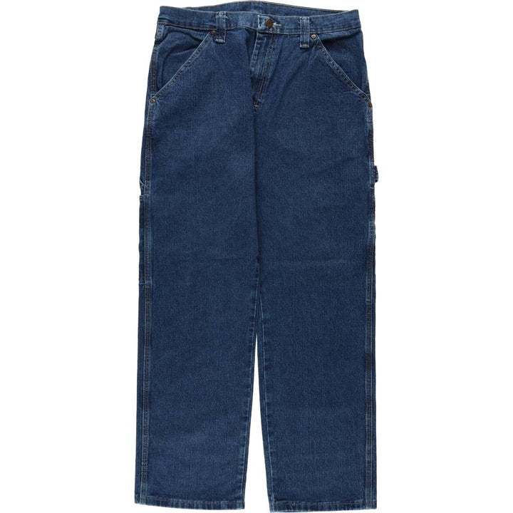 Wrangler Denim Painter Pants for Men, W33 equivalent cotton blue type Vintage Second Hand