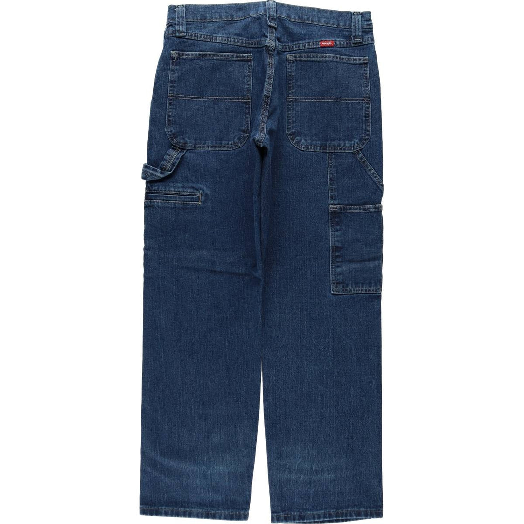 Wrangler Denim Painter Pants for Men, W33 equivalent cotton blue type Vintage Second Hand