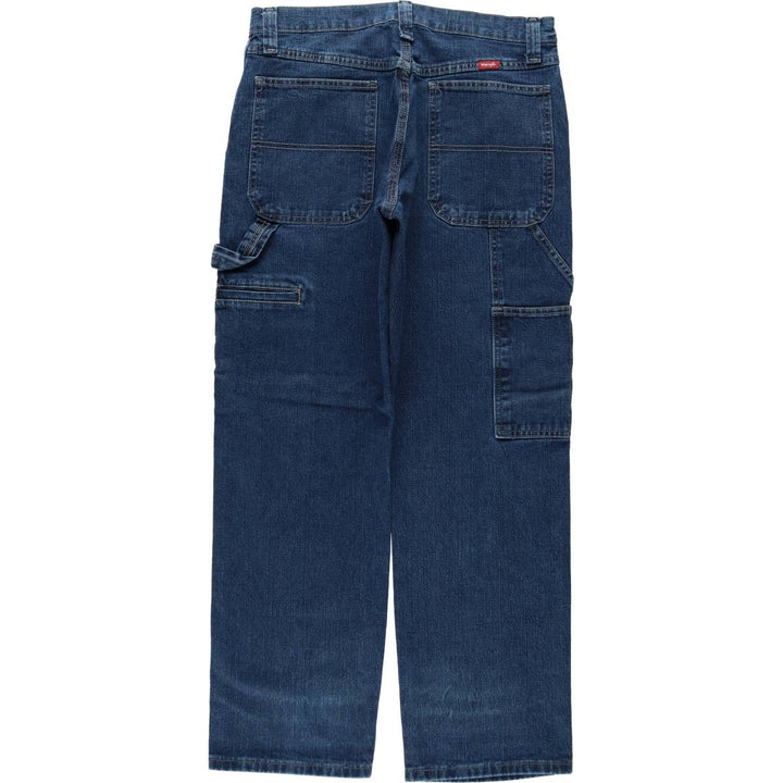 Wrangler Denim Painter Pants for Men, W33 equivalent cotton blue type Vintage Second Hand