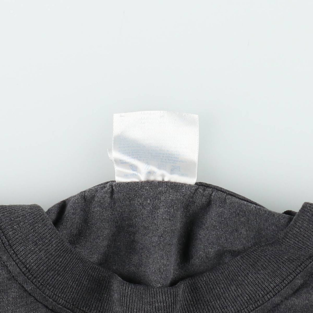00'S Hanes HEAVYWEIGHT 50 cotton Charcoal Vintage Second Hand