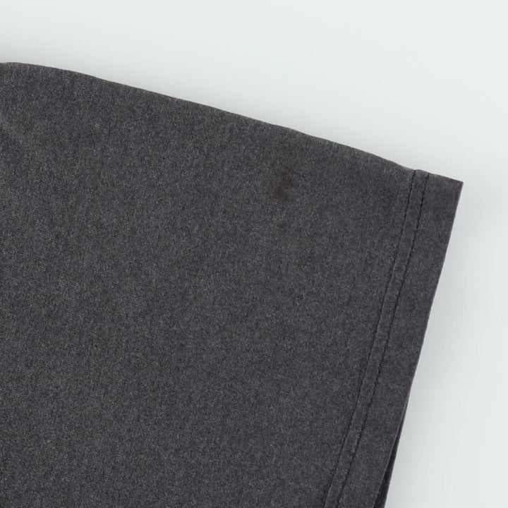 00'S Hanes HEAVYWEIGHT 50 cotton Charcoal Vintage Second Hand