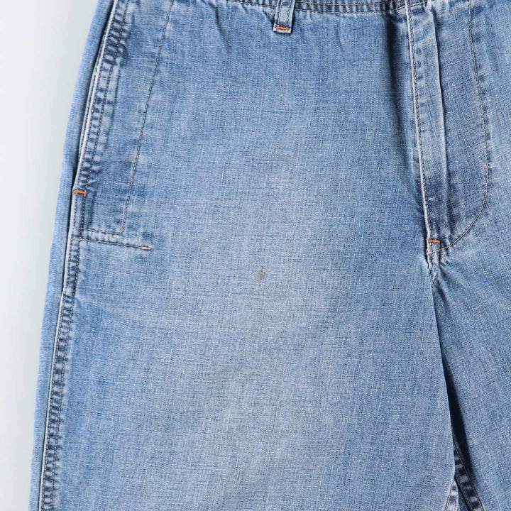 Ralph Lauren POLO JEANS COMPANY denim shorts, men's size W32 (approx.). cotton blue type Vintage Second Hand