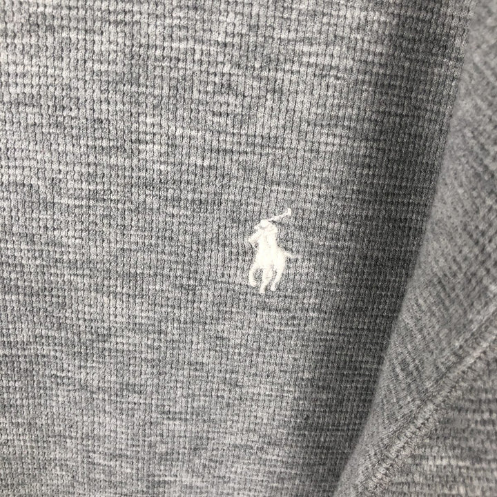 Ralph Lauren POLO RALPH LAUREN SLEEPWEAR Thermal Long T-Shirt, Men's XXL cotton gray type Vintage Second Hand